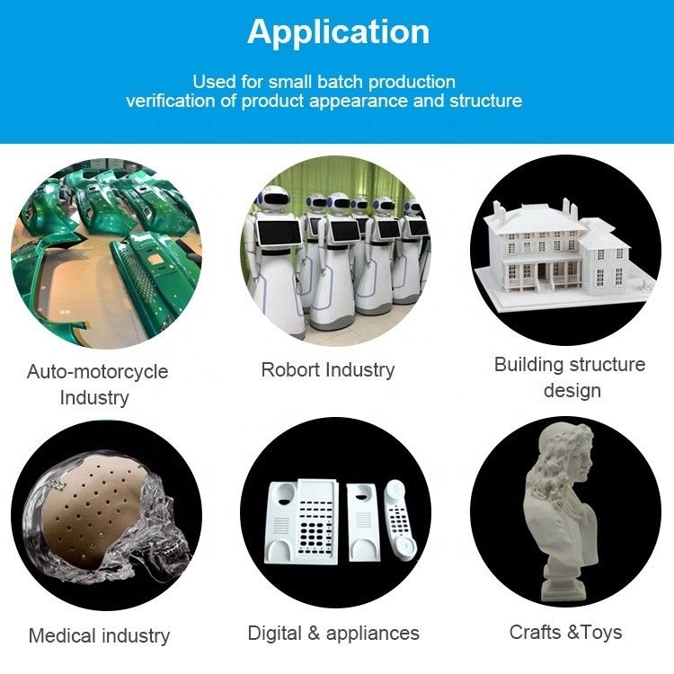 Ελαστικό καουτσούκ Custom Plastic Parts ASB POM PP PE Vacuum Casting για 3D πρωτότυπα