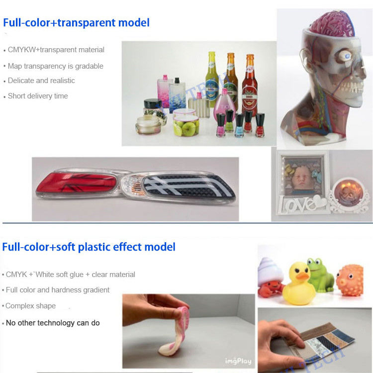 Υλικό RESIN Πλήρης χρωματική 3D εκτύπωση Polyjet Για ιατρικά αρχεία STL πρωτότυπου